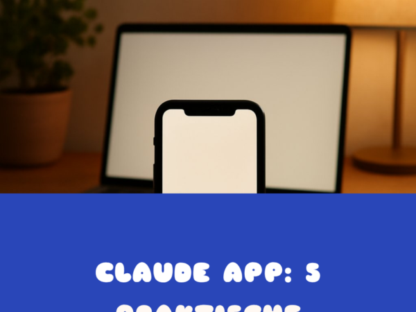 Claude App: 5 praktische Ideen für den Alltag