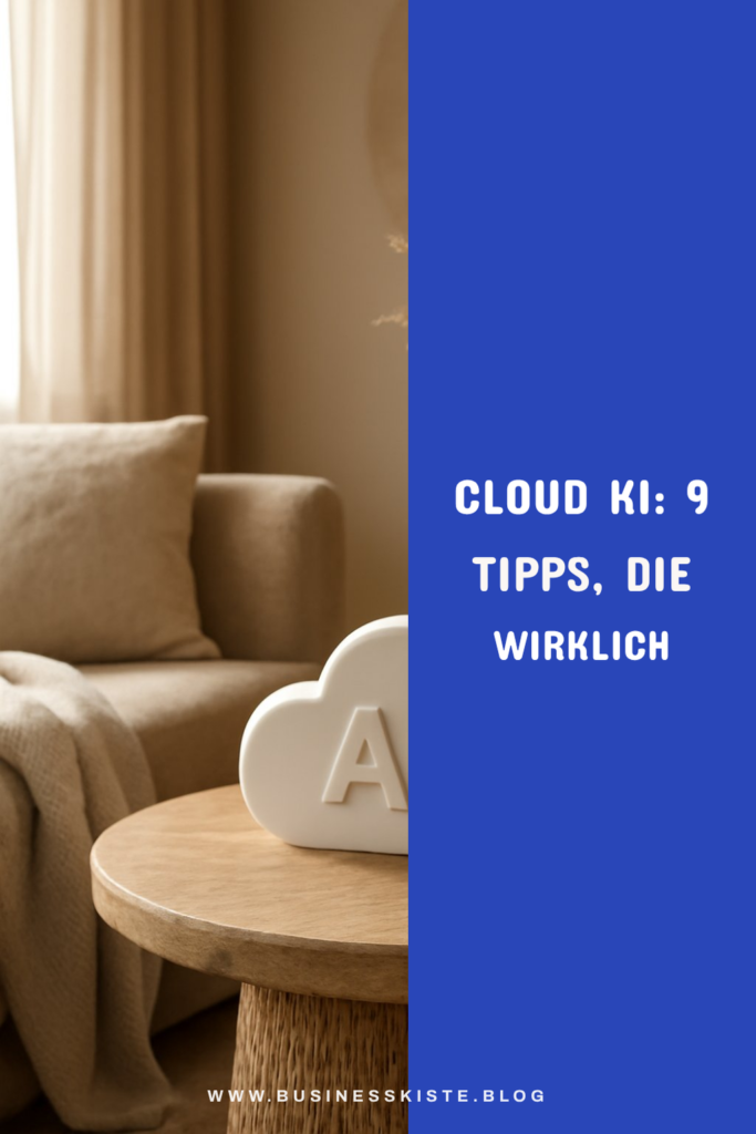 Cloud KI: 9 Tipps, die wirklich funktionieren