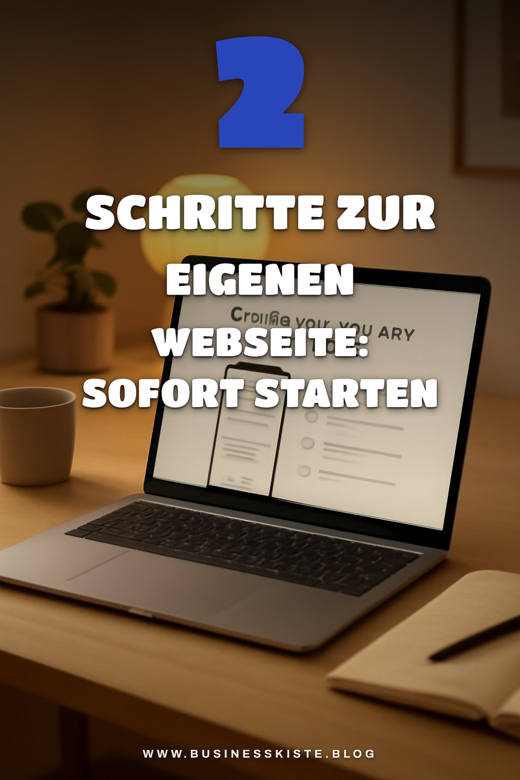 Erstelle ansprechende Webseiten in 4 Schritten