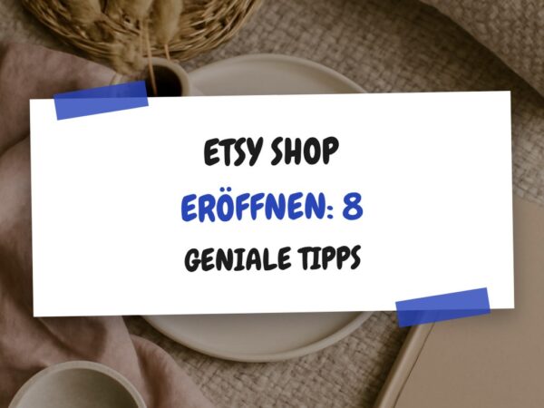 Etsy Shop Eröffnen: 8 geniale Tipps, die sofort wirken