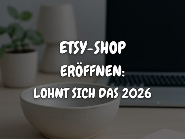 Etsy-Shop eröffnen: Lohnt sich das 2026 noch wirklich?
