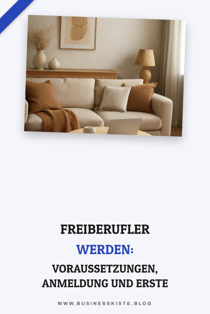 Freiberufler werden: Voraussetzungen, Anmeldung und erste Schritte
