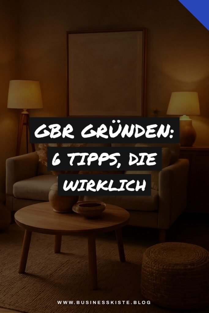 Gbr Gründen: 6 Tipps, die wirklich funktionieren
