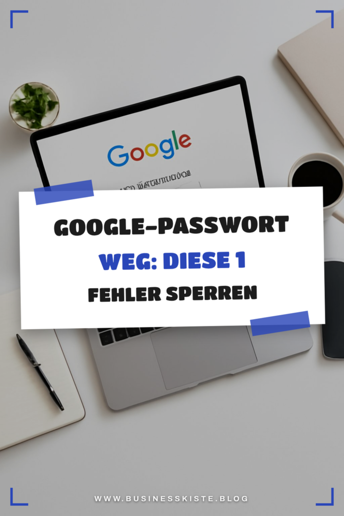 Google-Passwort weg: Diese 1 Fehler sperren dich aus
