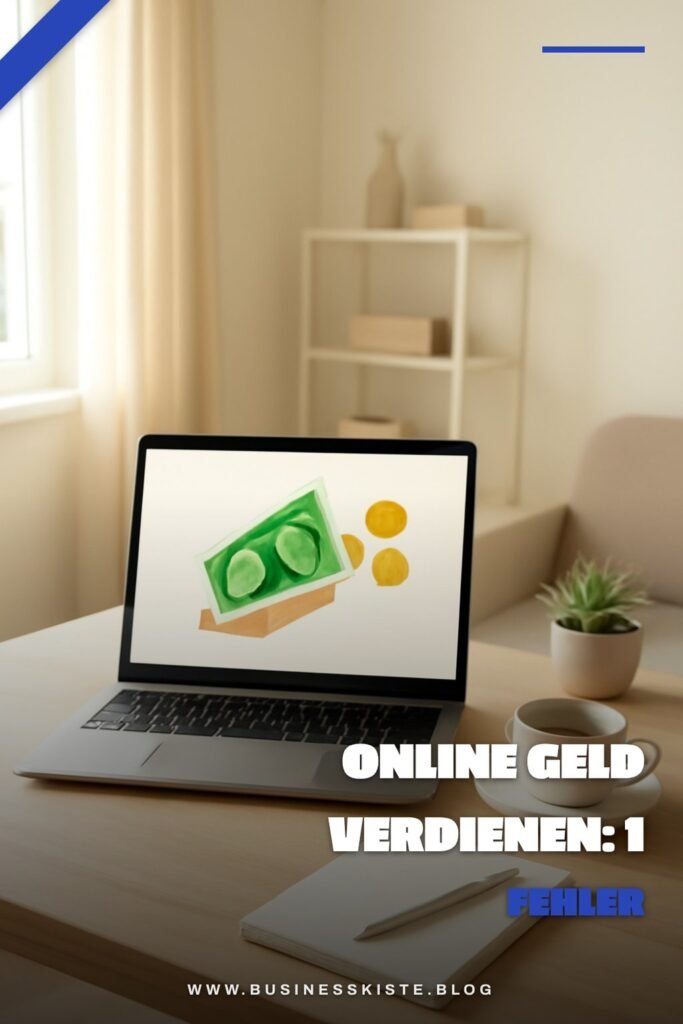 Online Geld verdienen: 1 Fehler, die dein Konto leeren