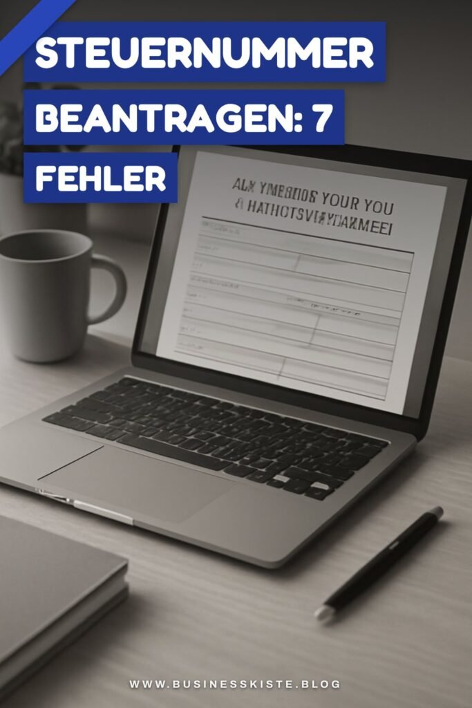 Steuernummer beantragen: 7 Fehler, die den Prozess verzögern