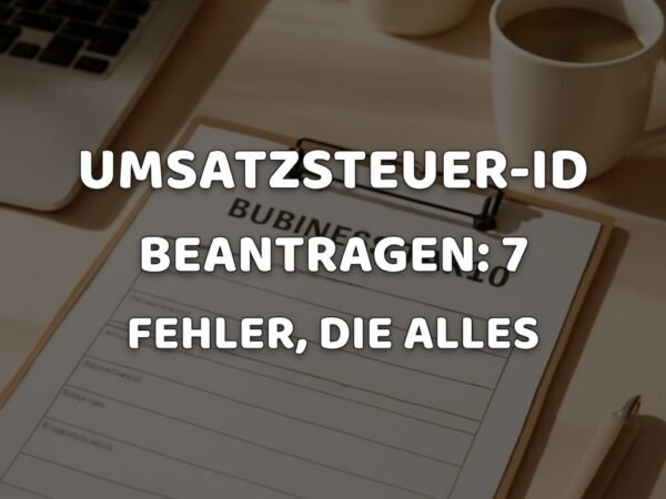 Umsatzsteuer-ID beantragen: 7 Fehler, die alles verzögern