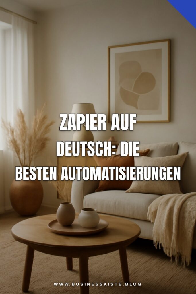 Zapier auf Deutsch: Die besten Automatisierungen für Selbstständige