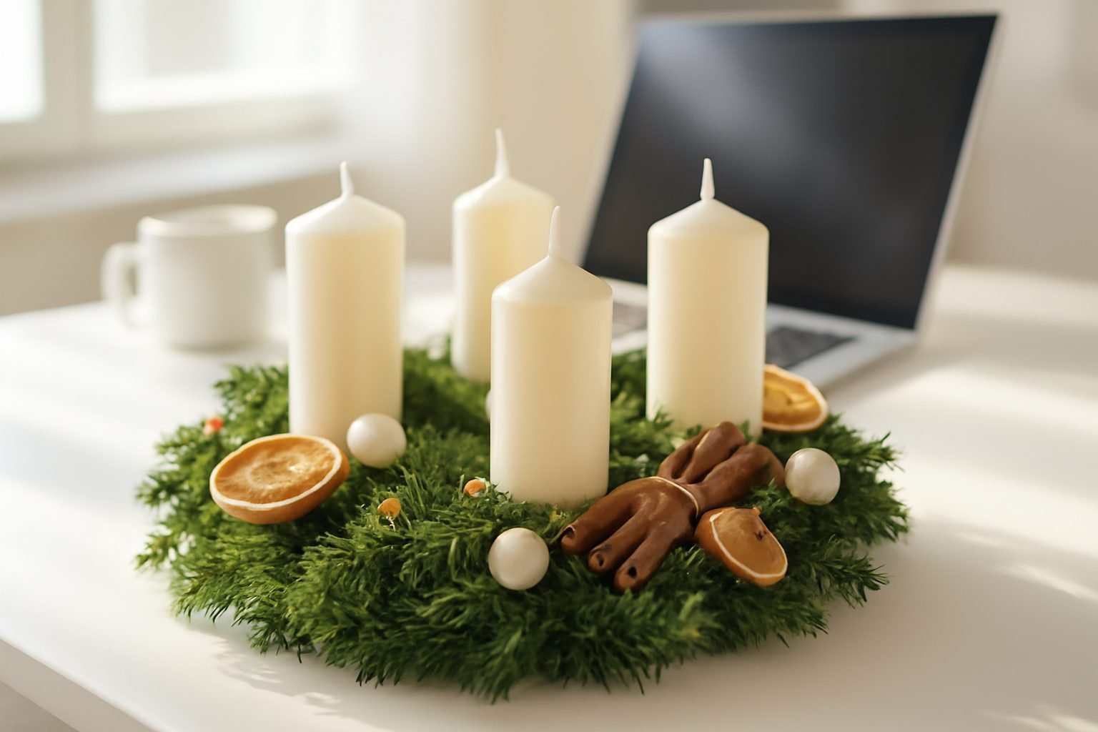 11 Adventskranz für das Büro Ideen unter 30 Euro