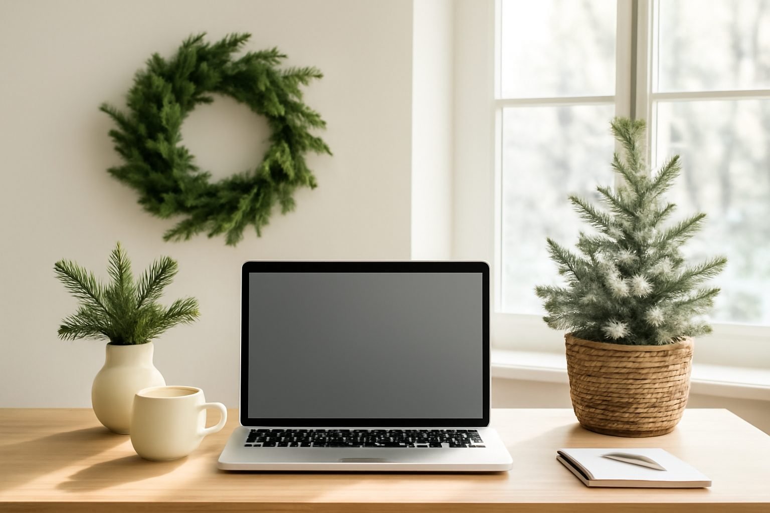 Arbeitszimmer für den Winter vorbereiten