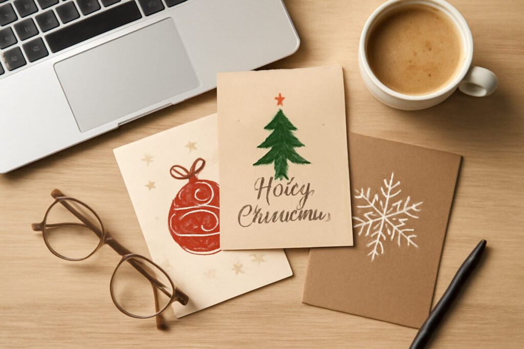 Außergewöhnliche Weihnachtskarten: die wichtigsten Fragen