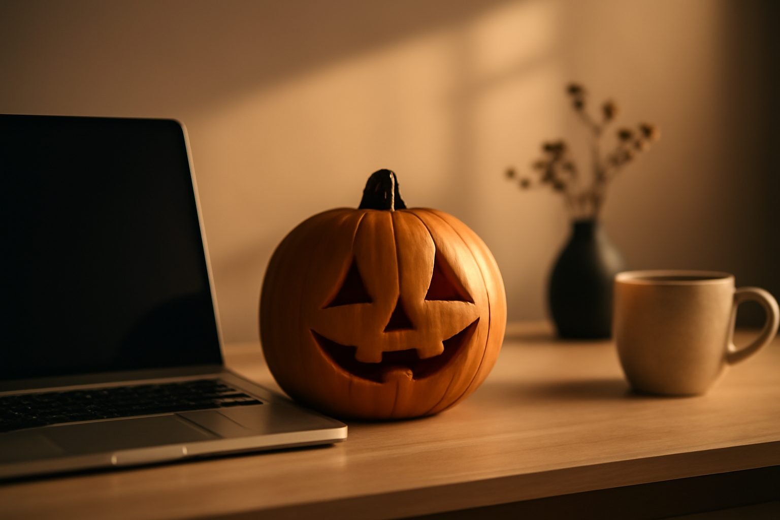 Halloween basteln Dekoration für Kollegen