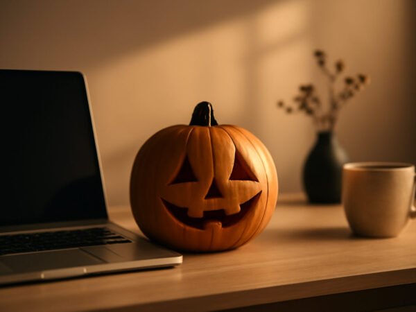 Halloween basteln Dekoration für Kollegen