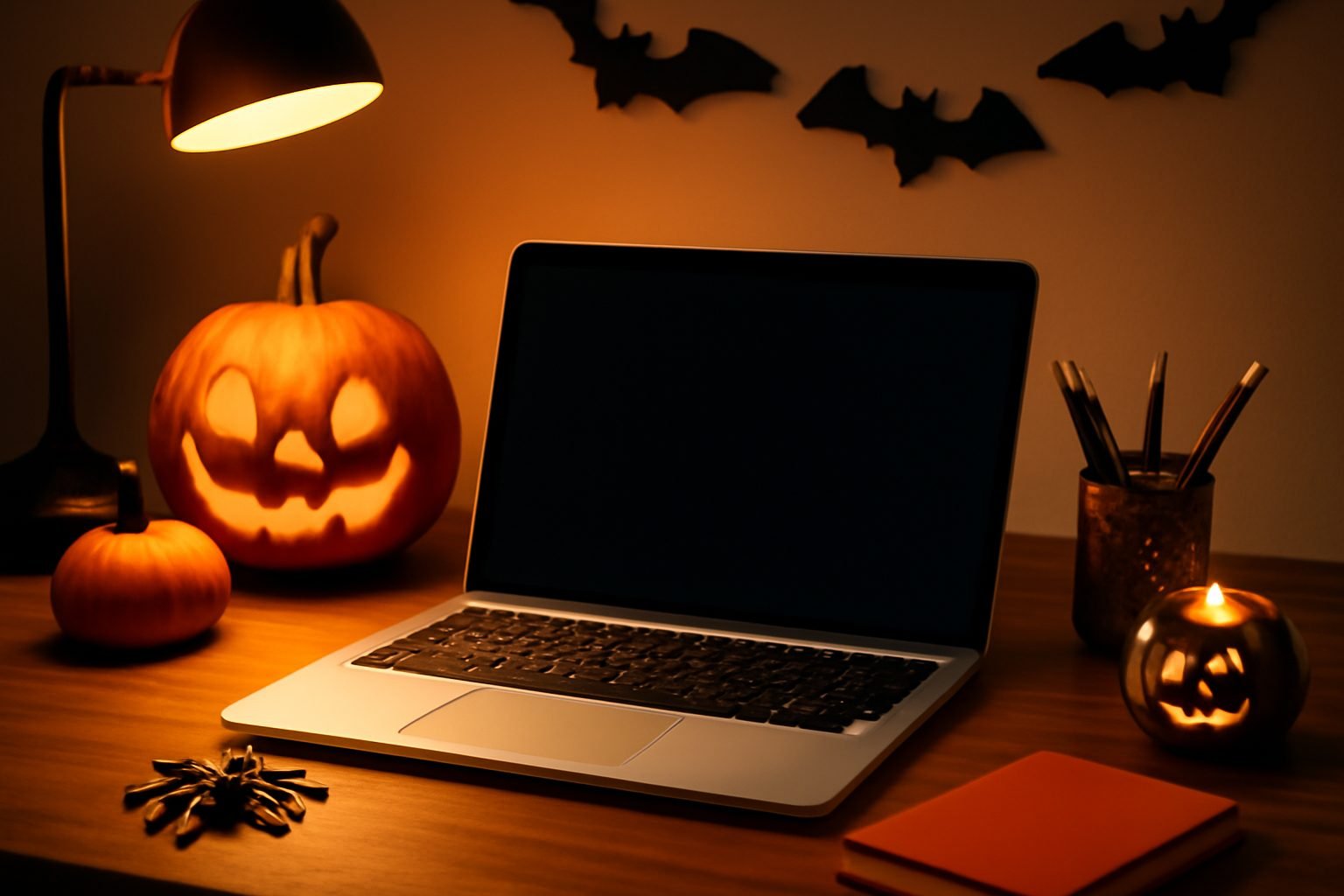 Halloween basteln Dekoration fürs Büro