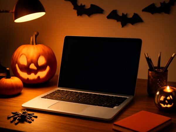 Halloween basteln Dekoration fürs Büro