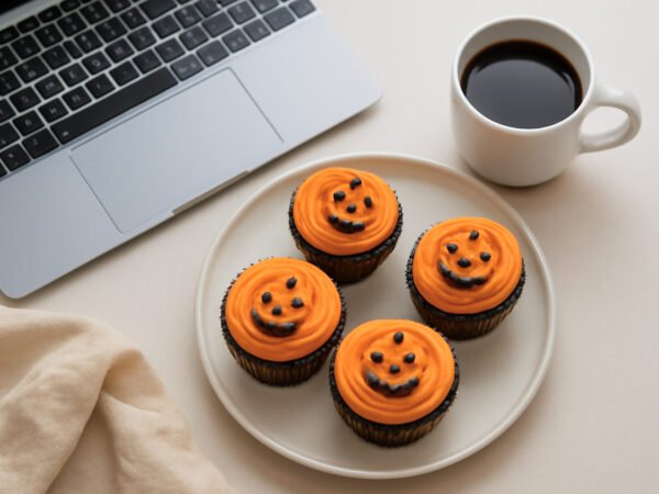 Halloween Muffins für Kollegen: Checkliste zum Ausdrucken