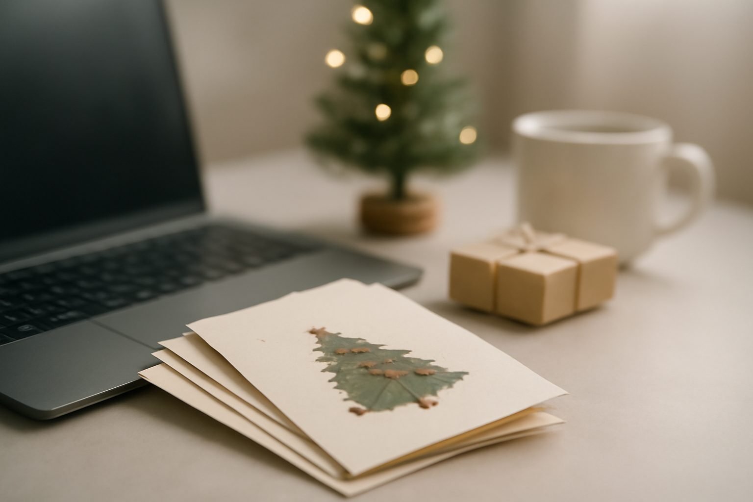 Hochwertige Weihnachtskarten für Firmen: einfach erklärt