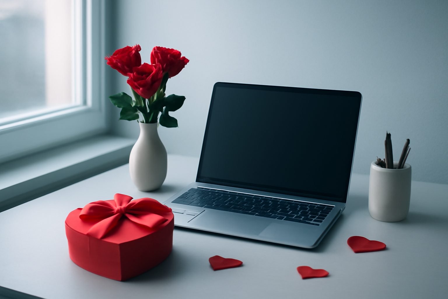 Valentinstag Deko für die Firma — 15 Punkte zum Abhaken