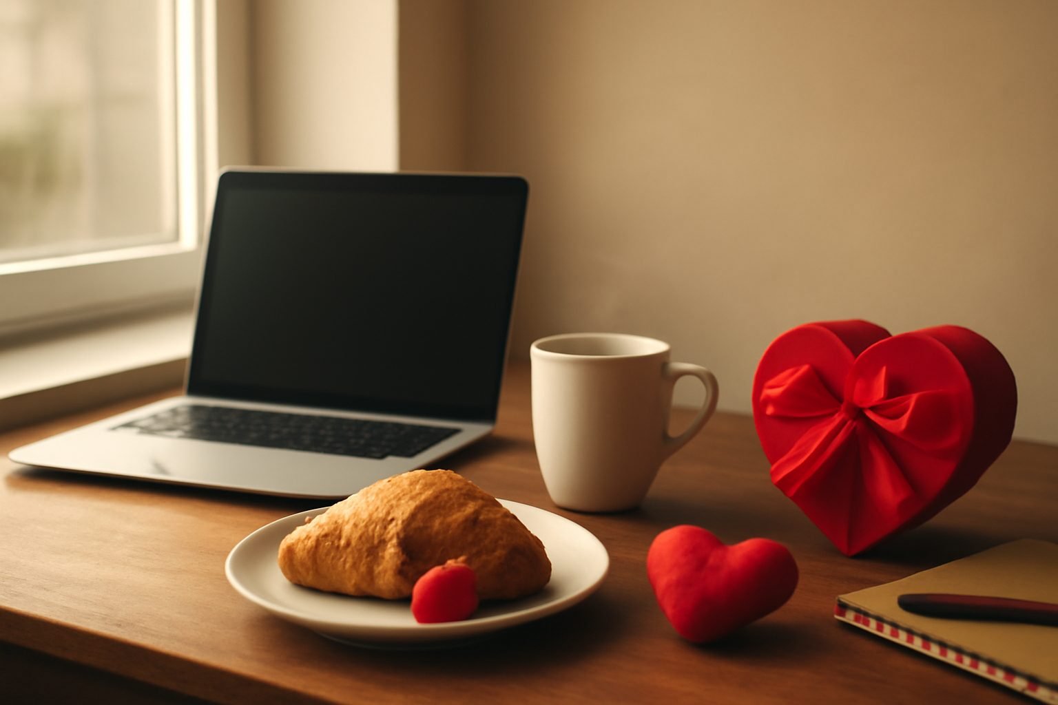 Valentinstag Frühstück für die Firma ohne teure Anschaffung