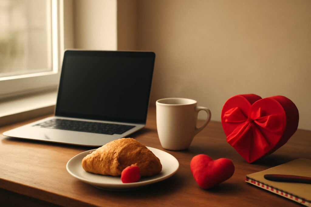 Valentinstag Frühstück für die Firma ohne teure Anschaffung