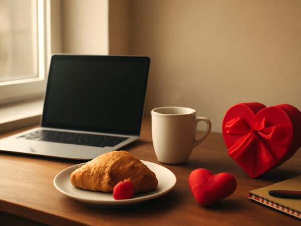 Valentinstag Frühstück für die Firma ohne teure Anschaffung