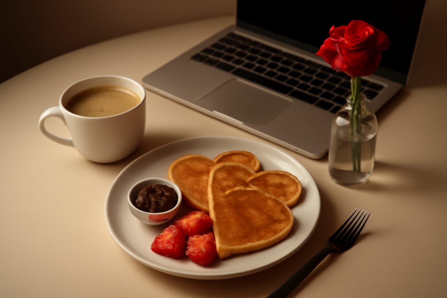 Valentinstag Frühstück für Kollegen — günstig statt teuer