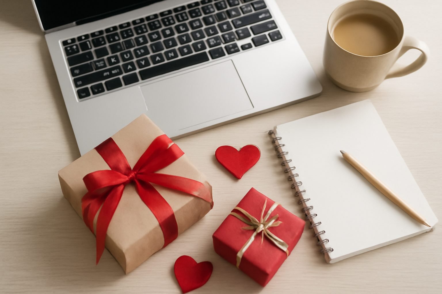 Valentinstag Geschenk basteln für Kollegen