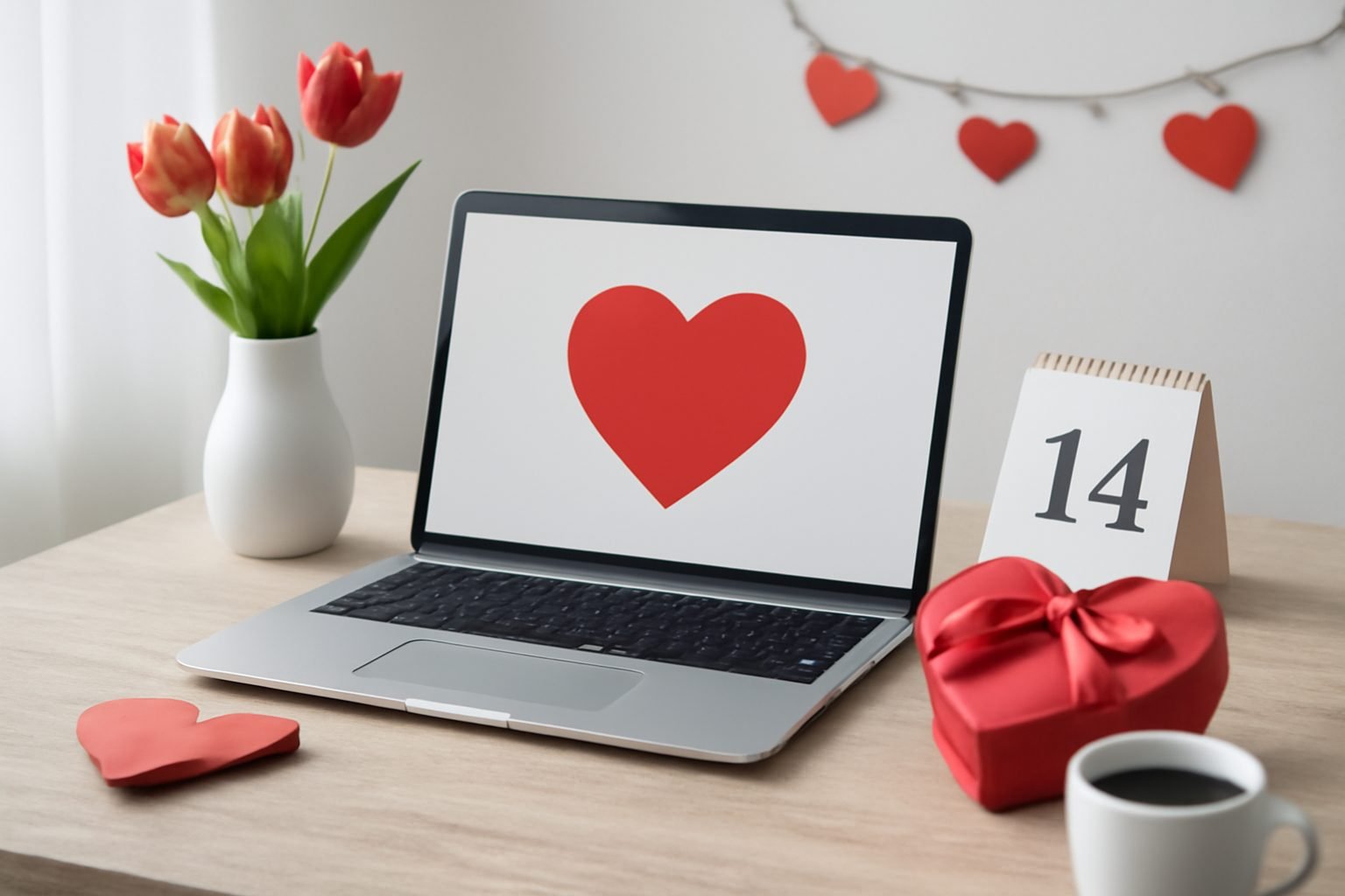 Valentinstag Geschenk basteln fürs Büro