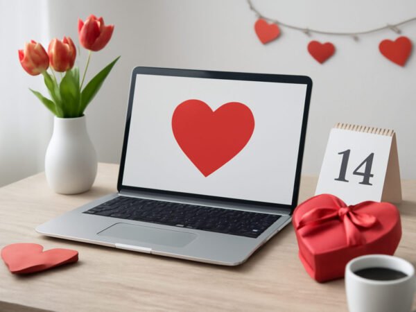 Valentinstag Geschenk basteln fürs Büro