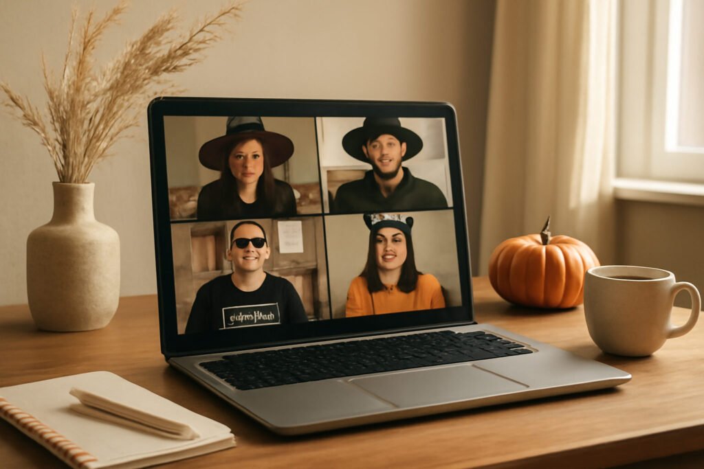 Virtuelle Halloween Party mit Kollegen: einfach erklärt