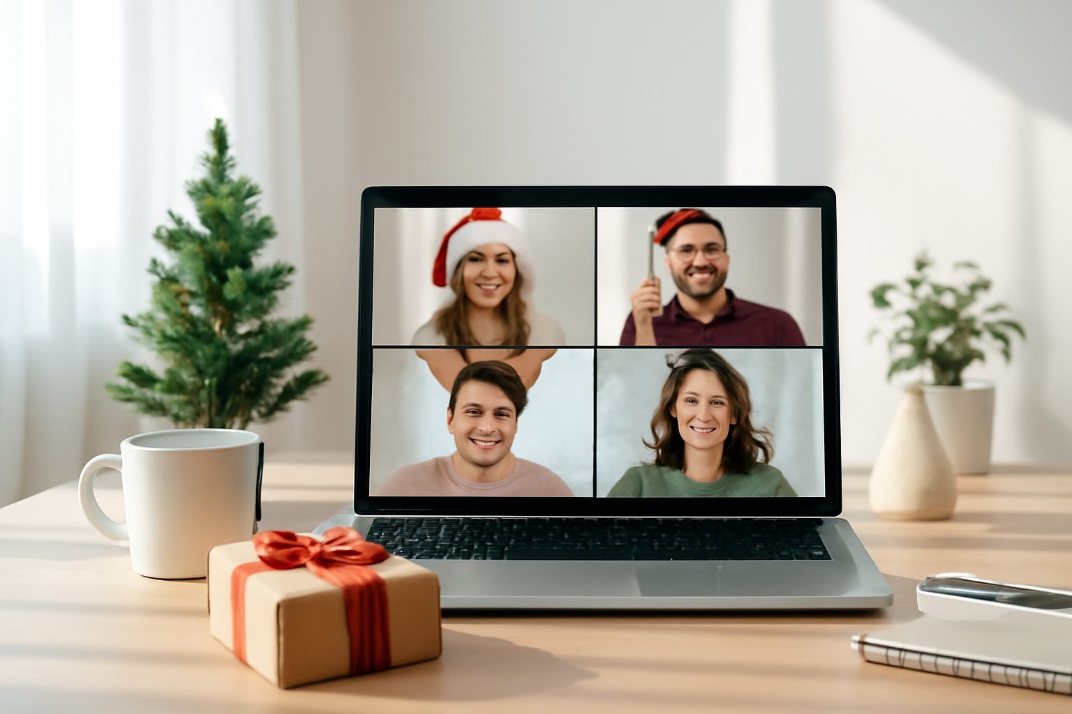 Virtuelle Weihnachtsfeier Ideen Remote Team