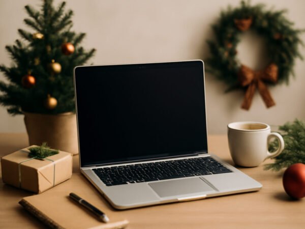 Weihnachtsdekoration Ideen fürs Homeoffice