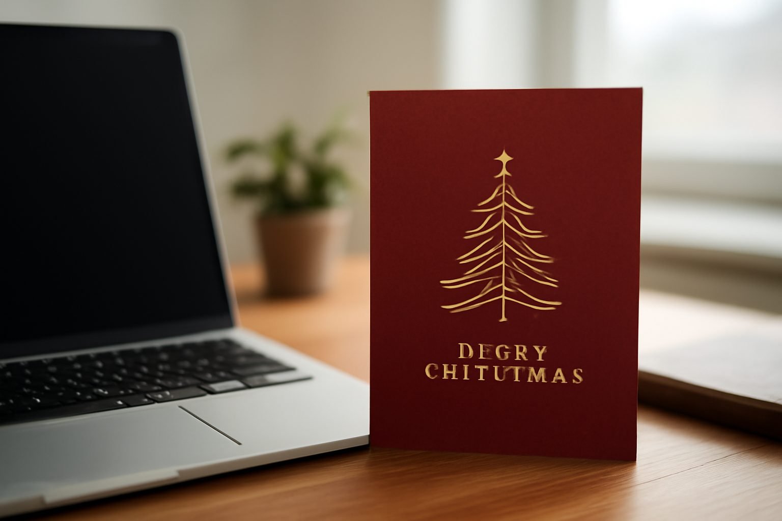 Weihnachtskarten Geschäftlich selbst gestalten